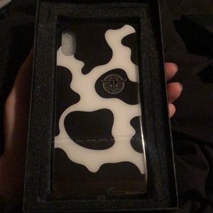LED Cow print phone case